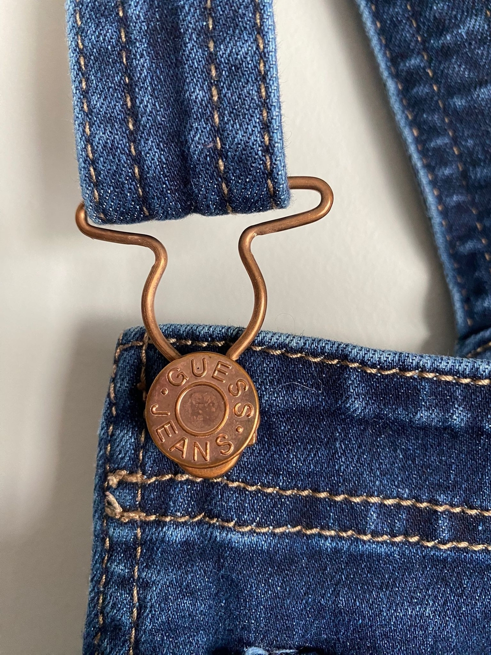 GUESS Indigo Blue Denim Overalls for Women Like New ❤️ - Picture 4 of 11